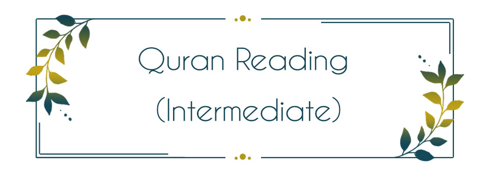 Quran Reading - Intermediate