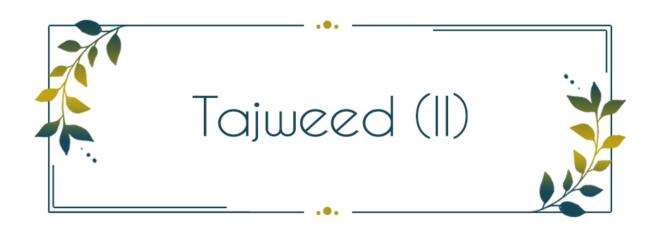 Tajweed (part2)