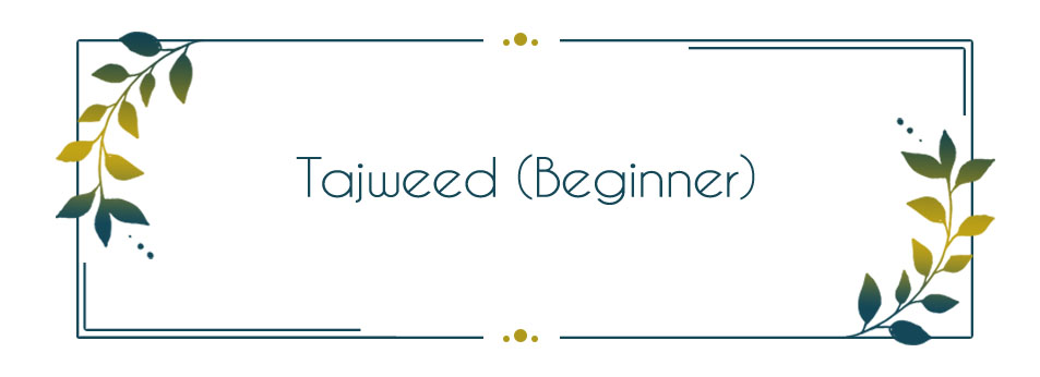 Arabisch Tajweed - Beginner